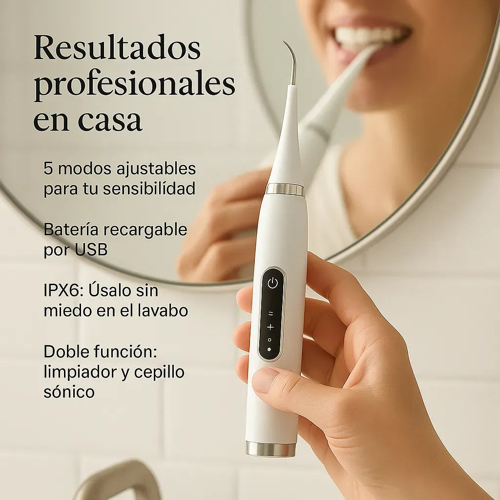 SarroClean Pro™- Limpiador Dental Recargable + Kit Completo🎁
