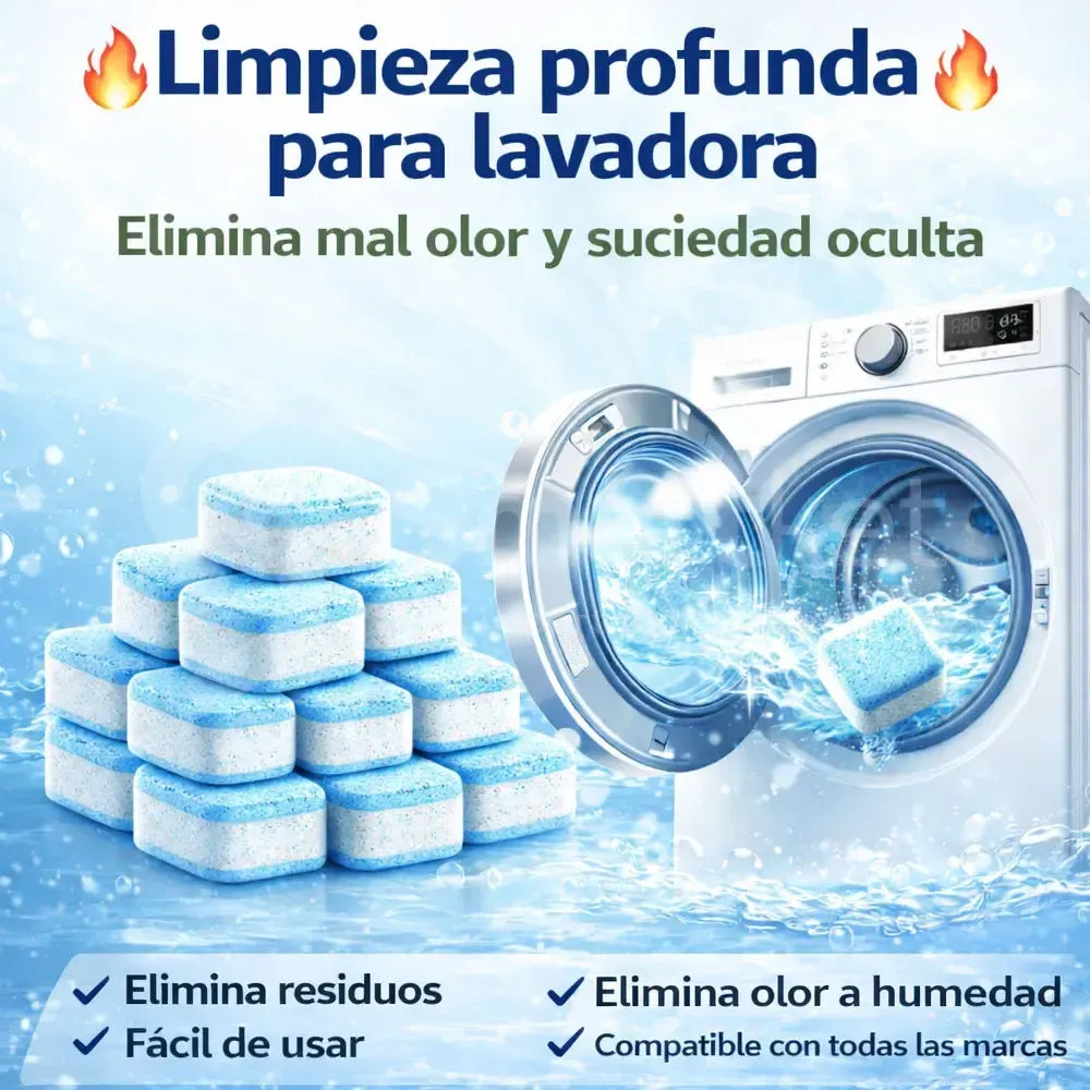 Pack Pastillas LavaPro™ - Deja Tu Lavadora como Nueva