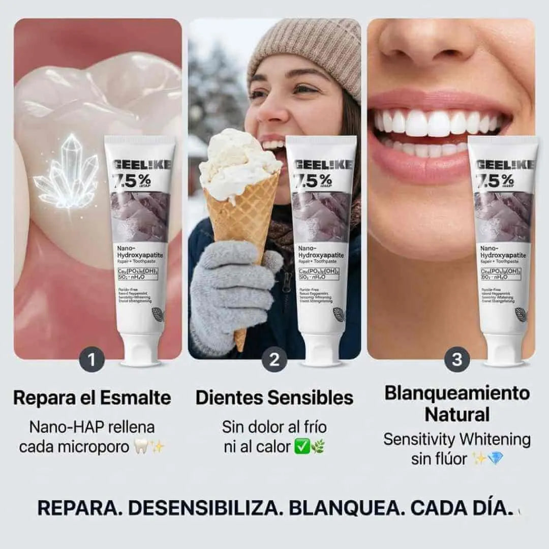 Pasta Dental Nano Hydroxyapatite™ 2X1