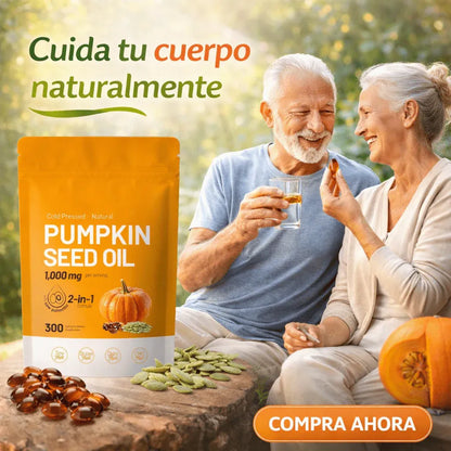 Aceite de Calabaza® - Apoyo natural para tu bienestar prostatico y hormonal